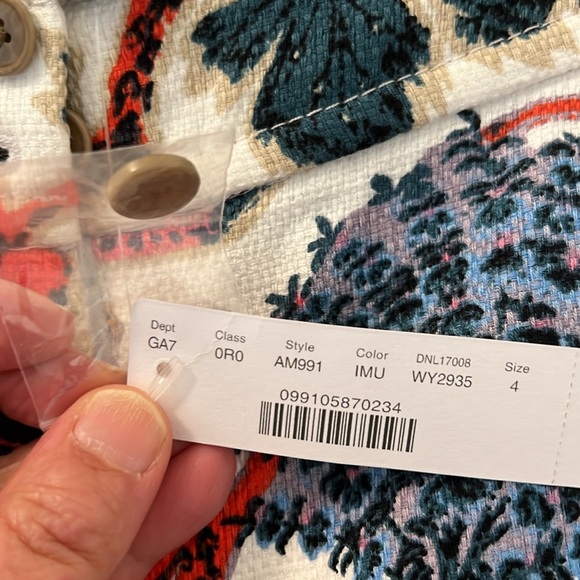 Kickout crop pant in paisley floral - Picture 4 of 6